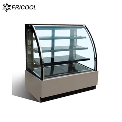 Stainless Steel 304 Refrigerated Deli Case Bakery Display 400L