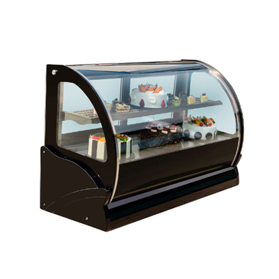 pastry vitrine refrigerator countertop refrigerated display case with CE/ETL