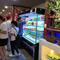 Supermarket multi decks upright dairy products open display refrigerator
