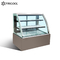 Luxury refrigerated cake display case for bakery shop with CE/ETL
