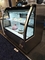SS201 SS304 Curved Glass Refrigerated Deli Case Display Case 500L