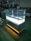 Temperatur Ambient Square Glass Dry Bakery Display Case 450L