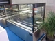 Temperatur Ambient Square Glass Dry Bakery Display Case 450L